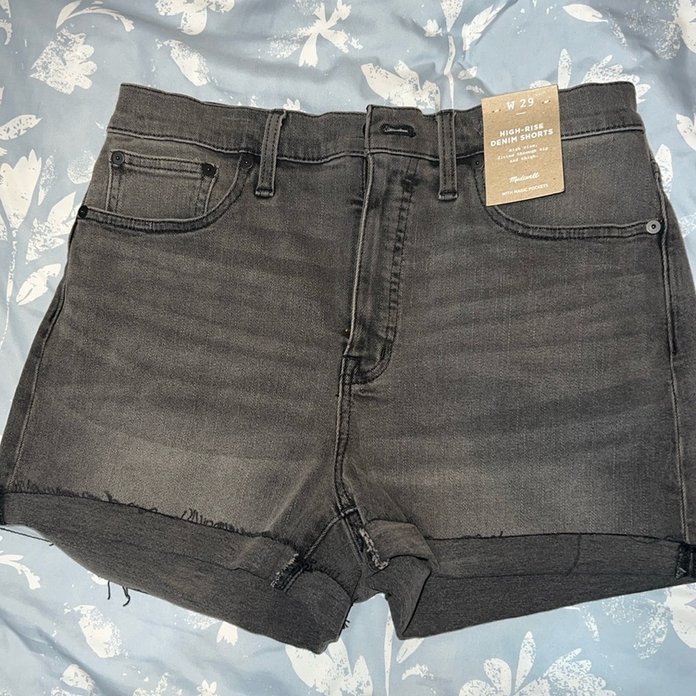 Madewell high rise shorts